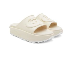 Gucci off-white interlocking G slides